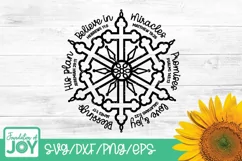 Snowflake svg, Faith, Believe svg, Bible verse svg Product Image 1