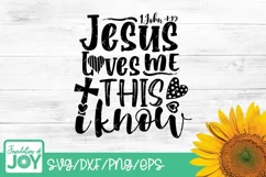 Jesus Loves me svg, Hearts Svg, Bible verse svg, Christian Product Image 1