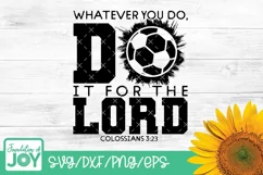 Christian Sports svg, Soccer svg, Bible Verse svg Product Image 1