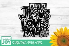 ABC Jesus Loves Me! svg, Christian Kids svg, Toddler svg Product Image 1