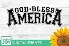 God Bless America svg, Patriotic svg, USA png Product Image 1