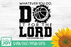 Christian Sports svg, Basketball svg, Bible Verse svg Product Image 1