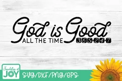 God is good svg, Christian Shirt design, Bible quote svg Product Image 1