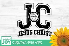 Jesus Varsity Letters svg, I am the way truth and life png Product Image 1