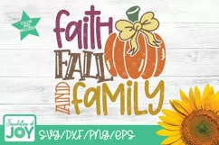 Faith Fall and Family svg, Christian Fall png Product Image 2