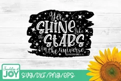 Galaxy You Shine Like The Stars in The Universe, Bible verse Product Image 1
