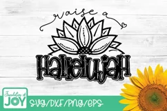 Raise a Hallelujah svg, Christian quote svg, Religious svg Product Image 1