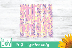 She Holds Hope Close png, christian sublimation, Romans 15 Product Image 3