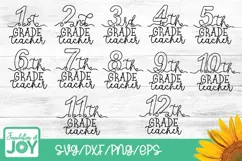 Grade Teacher line art, svg, simple teacher png Product Image 1