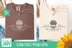 Life is Better with a Cockapoo png, continuous line art Product Image 2