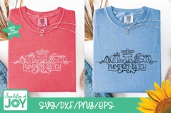 Pumpkin Patch Crew svg, continuous line art, fall shirt art Product Image 2