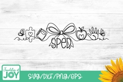 Special Education svg, SPED png, monoline art, teacher png Product Image 1