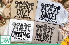 Christmas season png, Simple Christmas Line svg Product Image 2