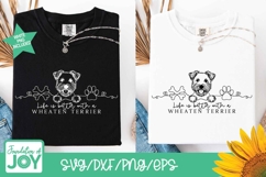 Life is better with a Wheaten Terrier svg, continuous line Product Image 2