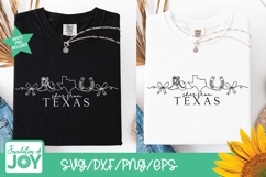 She's from Texas svg, continuous line art, trendy texas png Product Image 2