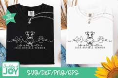 Life is better with a Jack Russell Terrier svg, monoline png Product Image 2