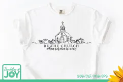 Be the Church svg, Continuous line png, Church Outline png Product Image 2