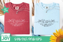 You are God's masterpiece png, continuous line art, Eph 2:10 Product Image 2