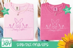 Happy Easter Line art svg, easter png, continuous line art Product Image 3