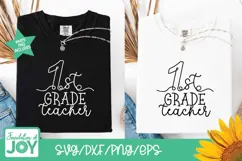 Grade Teacher line art, svg, simple teacher png Product Image 2