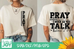 Pray about it before you talk about it png, christian shirt Product Image 5