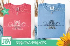 Tigers Mascot Line Art, football svg, basketball Product Image 2