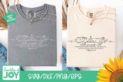 Clothe Yourself with png, monoline art, Colossians 3:12 svg Product Image 2