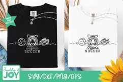 Tigers Mascot Line Art, football svg, basketball Product Image 3