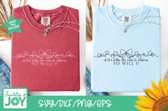 The Stars Worship, so will I svg, png, continuous line art Product Image 3