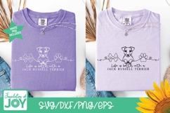 Life is better with a Jack Russell Terrier svg, monoline png Product Image 3