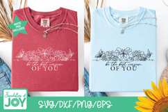 Be The Best Version of You svg, continuous line art, floral Product Image 4