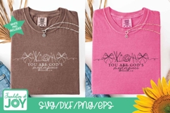 You are God's masterpiece png, continuous line art, Eph 2:10 Product Image 3