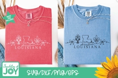 She's from Louisiana svg, continuous line svg, fleur de lis Product Image 3