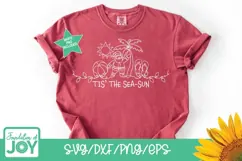 Tis the Season svg, Continuous Line svg, Sun png, Color svg Product Image 3