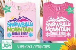 Snowball Mountain Challenge png, VBS svg, kids VBS shirt art Product Image 3