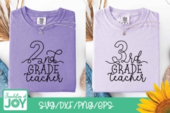 Grade Teacher line art, svg bundles, simple teacher png Product Image 3