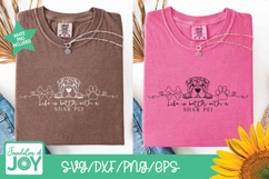 life is better with a shar pei, monoline svg, png, esp, dxf Product Image 3