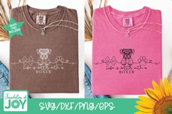 Life is better with a Boxer svg, continuous line art png Product Image 3