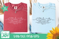 Clothe Yourself with png, monoline art, Colossians 3:12 svg Product Image 4