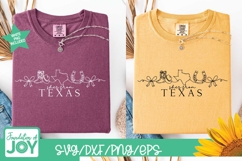 She's from Texas svg, continuous line art, trendy texas png Product Image 4