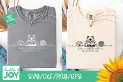 life is better with a himalayan svg, continuous line art Product Image 4