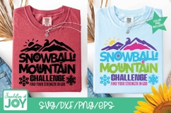 Snowball Mountain Challenge png, VBS svg, kids VBS shirt art Product Image 4
