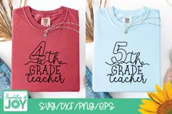 Grade Teacher line art, svg, simple teacher png Product Image 4
