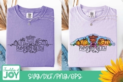 Pumpkin Patch Crew svg, continuous line art, fall shirt art Product Image 5