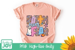 Faith over fear png, Christian Halloween sublimation, faith Product Image 4