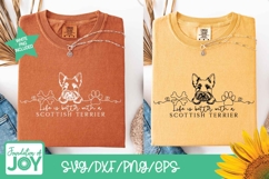 Life is better with a Scottish Terrier svg, continuous line Product Image 5