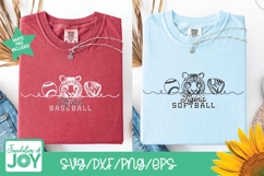 Tigers Mascot Line Art Bundle, football svg, basketball Product Image 5