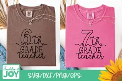 Grade Teacher line art, svg, simple teacher png Product Image 5
