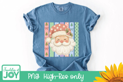 Santa Claus png, Christmas Sublimation, Striped Santa shirt Product Image 4