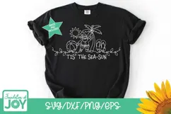 Tis the Season svg, Continuous Line svg, Sun png, Color svg Product Image 6